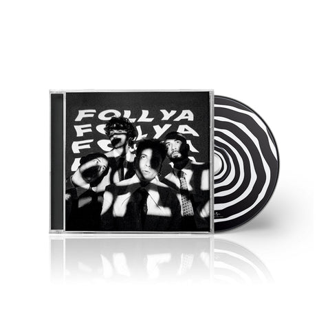 nuovo album follya dei follya nuova band con pimo album in studio nella versione su cd decorato bianco e nero con effetti ottici